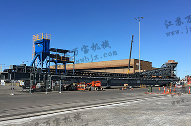 輪胎移動(dòng) 尾車(chē)輸送機 除塵